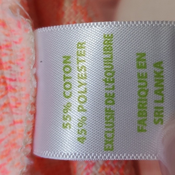 LILLY PULITZER shorts, pink/orange tweed. Size 0. Great used condition. Fringed - Picture 11 of 14